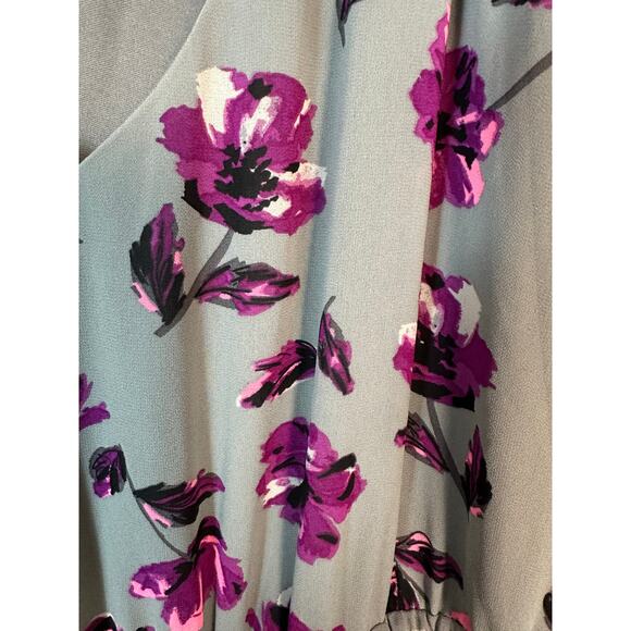 Torrid women’s dress floral coldshoulder feminine romantic knee length plus size - Picture 3 of 11